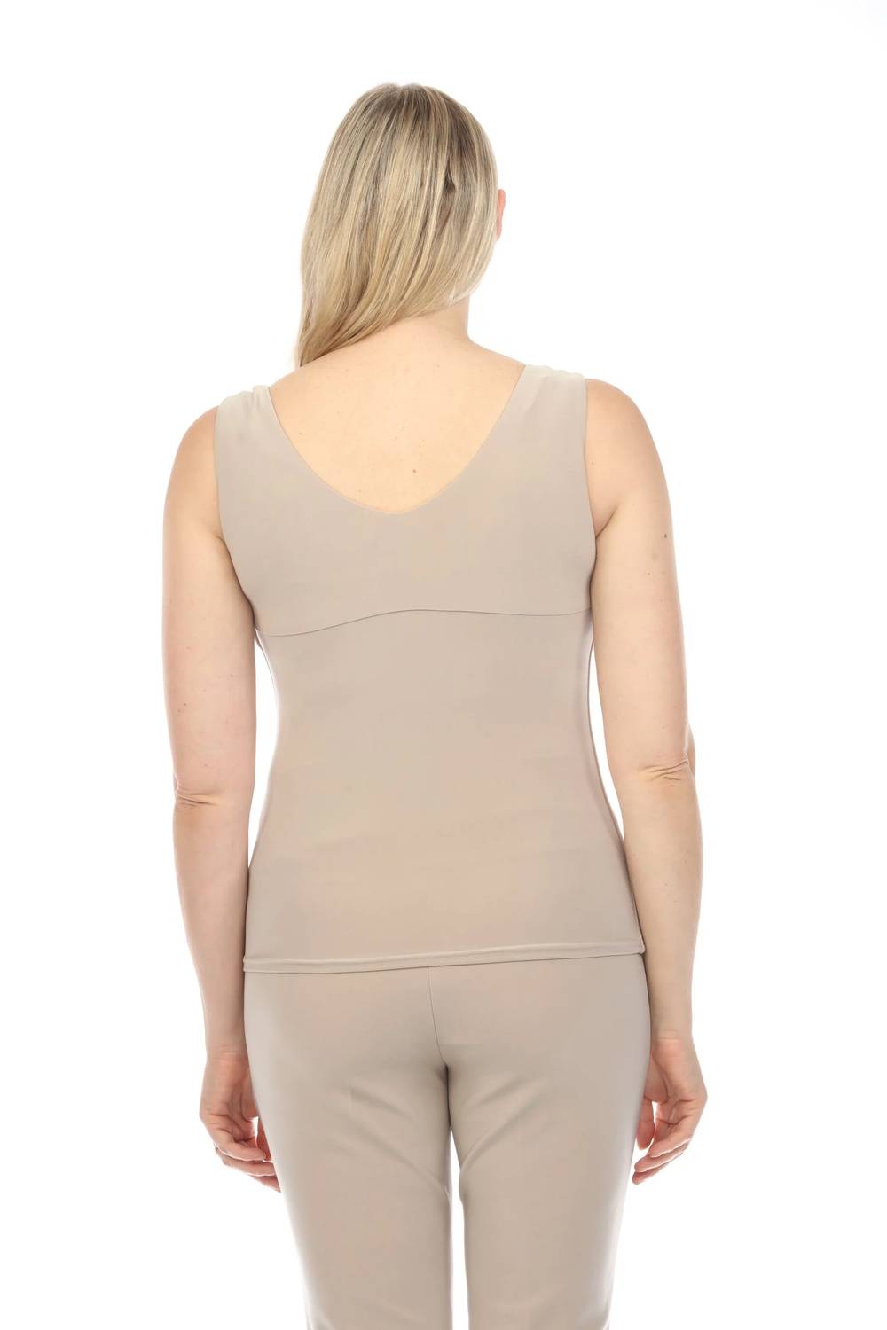 Joseph Ribkoff - V-neck Sleeveless Tank Top