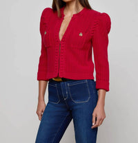 L'Agence - Delli Cropped Cardigan