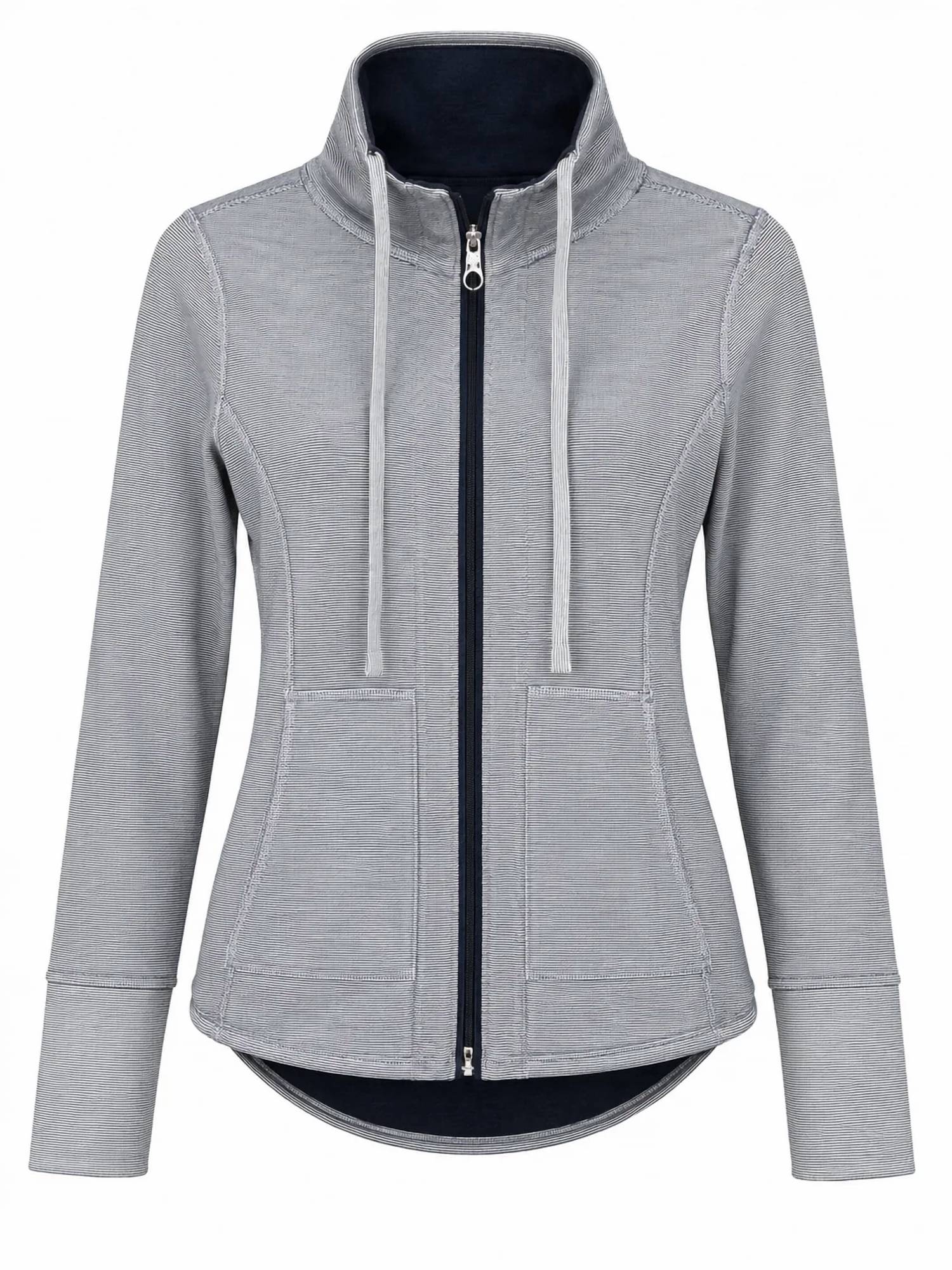 Lulu-B - Reversible Long Zip Jacket