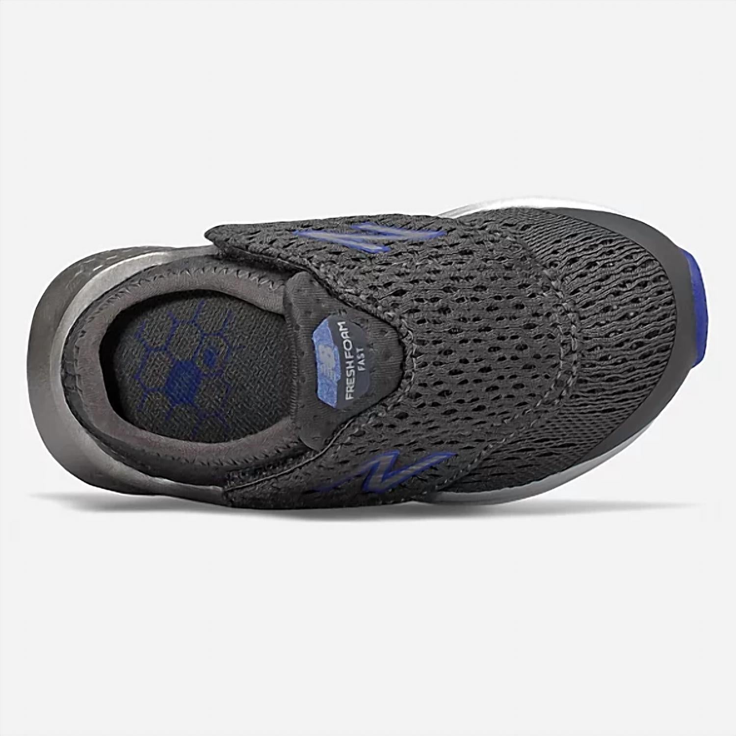 New Balance Kid's Fresh Foam Running Shoe in magnet - kids' sneaker - alternate view