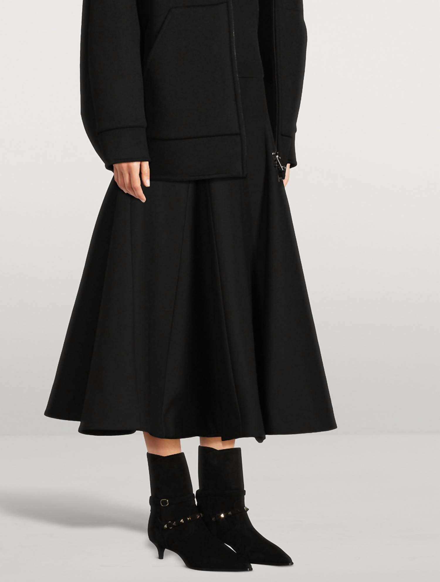 Valentino - Women's Rockstud Suede Ankle Boots