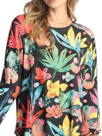 Jess & Jane - Vivid Round Neck Top