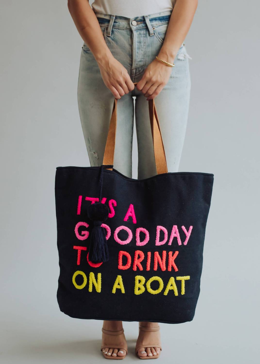 Panache Apparel - Women's Drink On A Boat Tote Bag