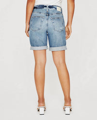 AG Jeans Sloan Short in blue - women's shorts - alternate view
