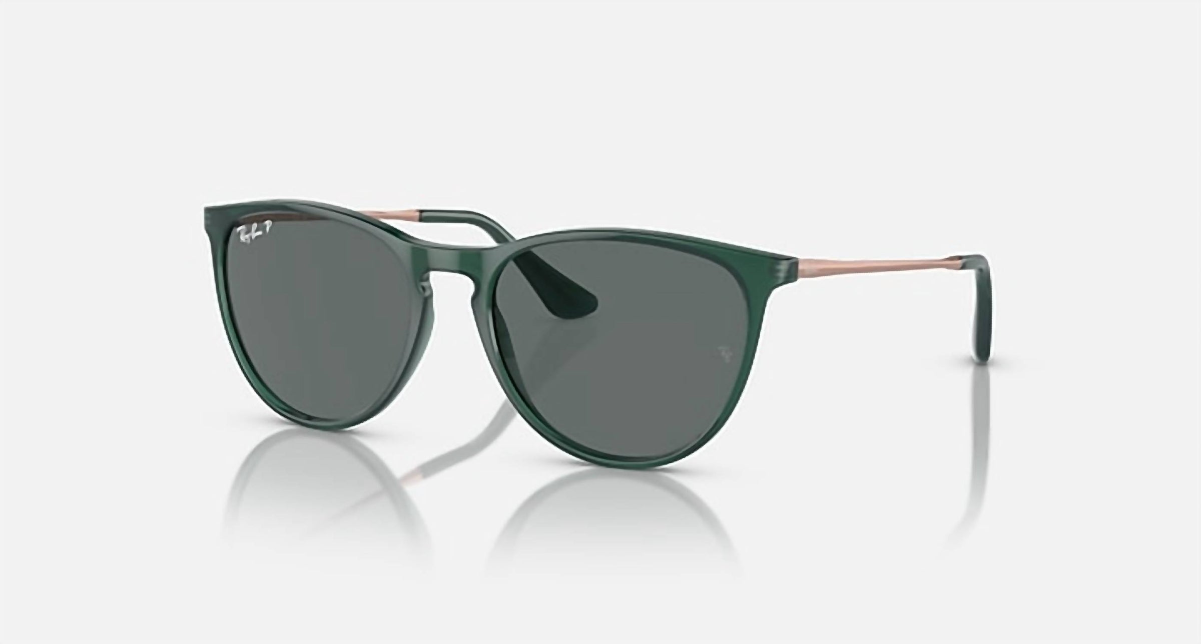 Ray Ban - Kids Full Rim Round Polarized Sunglasses Erika 9060s - 7130 - 50