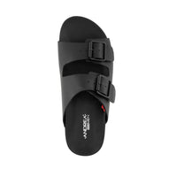 Andrea Men's High-quality Sandal in black - men's sandal - alternate view