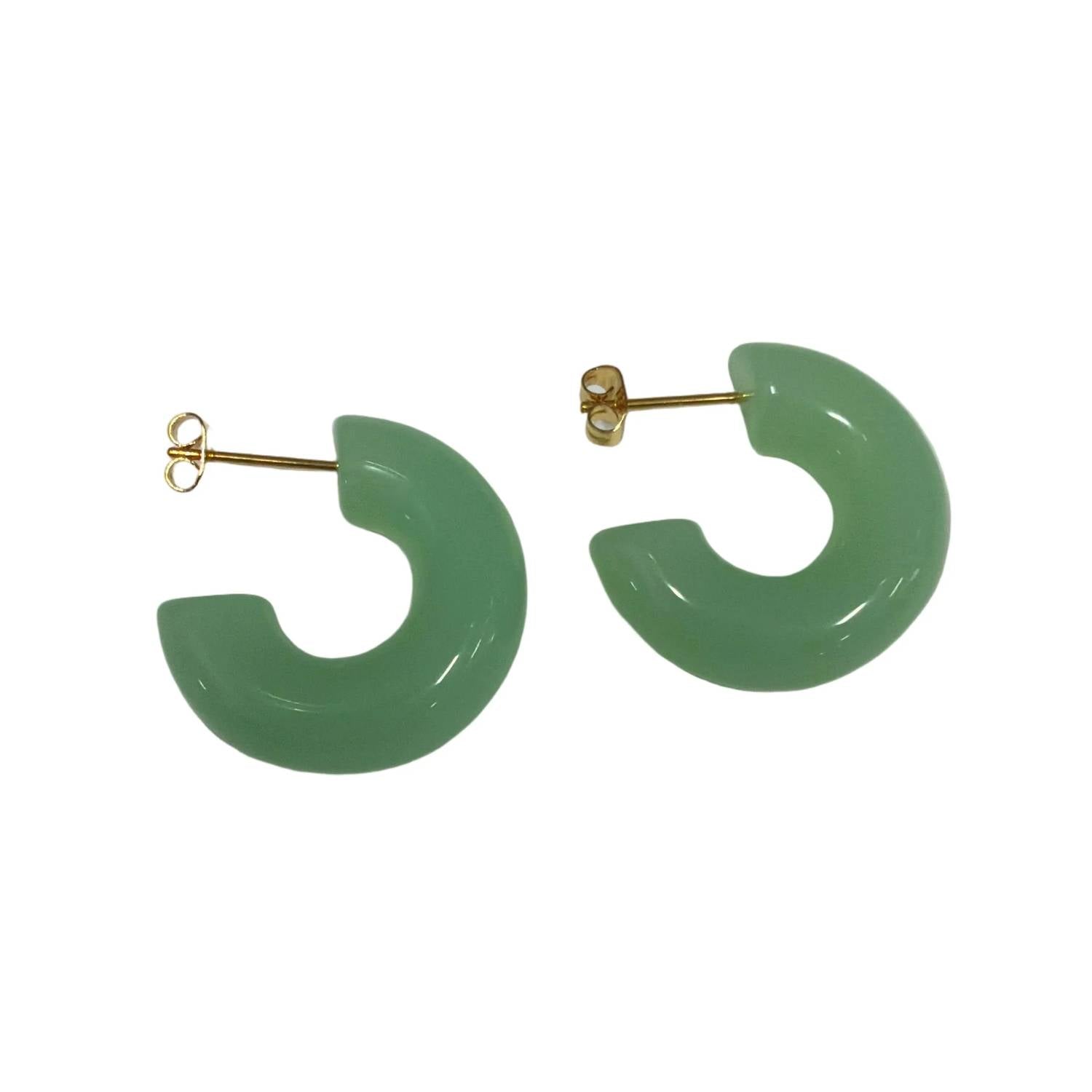Lucas Jack - Resin Hoop Earrings