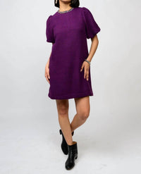 Uncle Frank - Beaded Neck Mini Dress