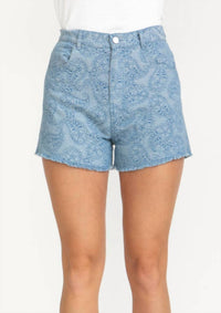 Cloud Ten - Paisley Denim Shorts