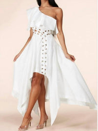 Latiste - Jessica Crisscross Lace-up Dress