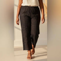 Lucky Brand - Women's Eyelet Wide Leg Pants