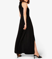 Apricot - High Neck Split Leg Jumpsuit