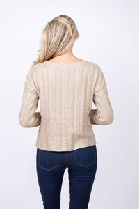 Elliott Lauren - Foiled Cable Sweater