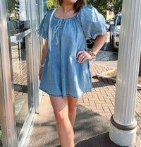 Klesis - Karrie Puff Sleeve Babydoll Romper