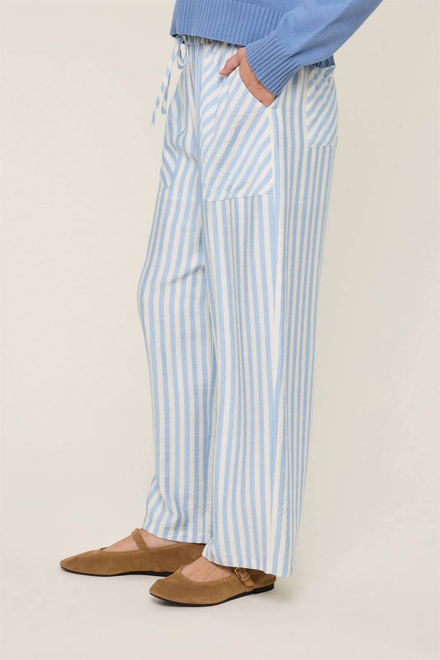 Wishlist - Meadow Striped Drawstring Pants