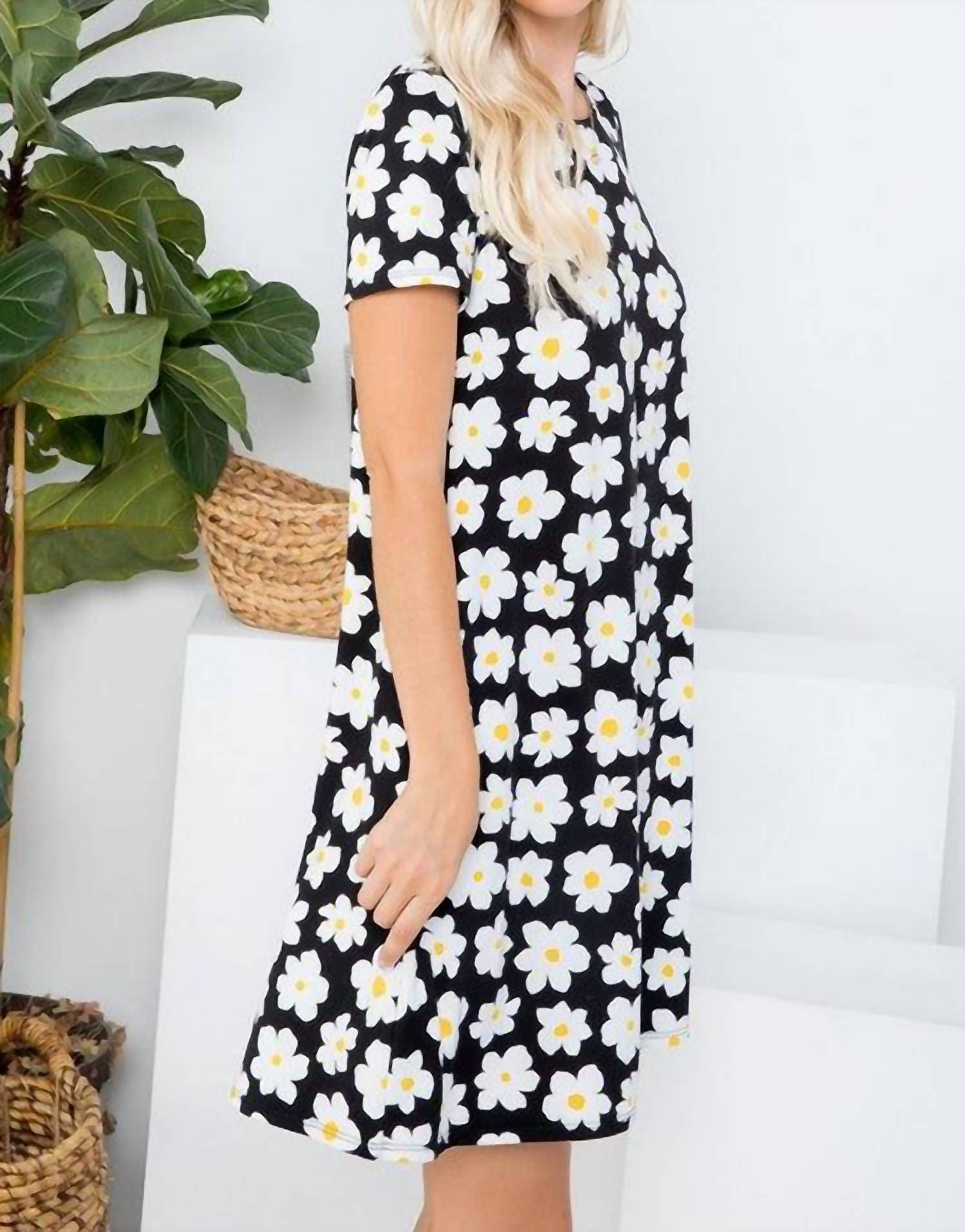 P & Rose - Daisy Print Swing Dress