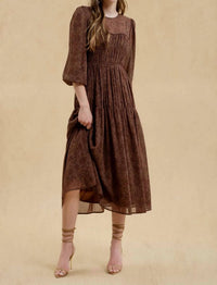 Blu Pepper - Tori Long Sleeve Floral Dress