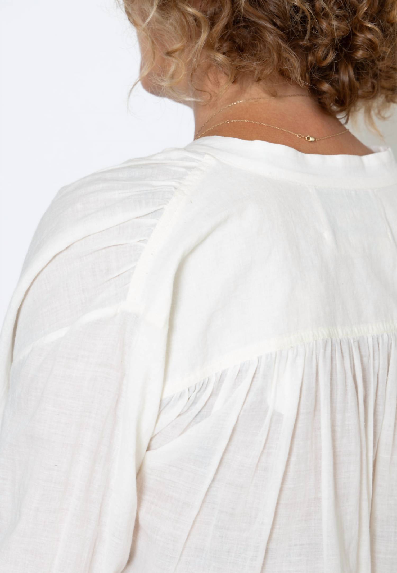 Mii Collection - 3/4 Sleeves Nathalie Blouse