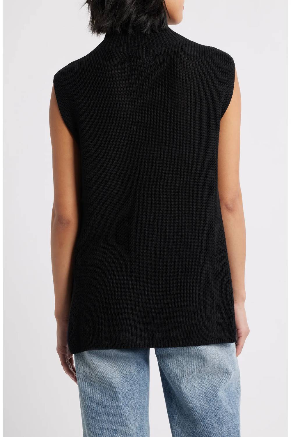 Bella Dahl - Sleeveless Mock Neck Tunic Sweater