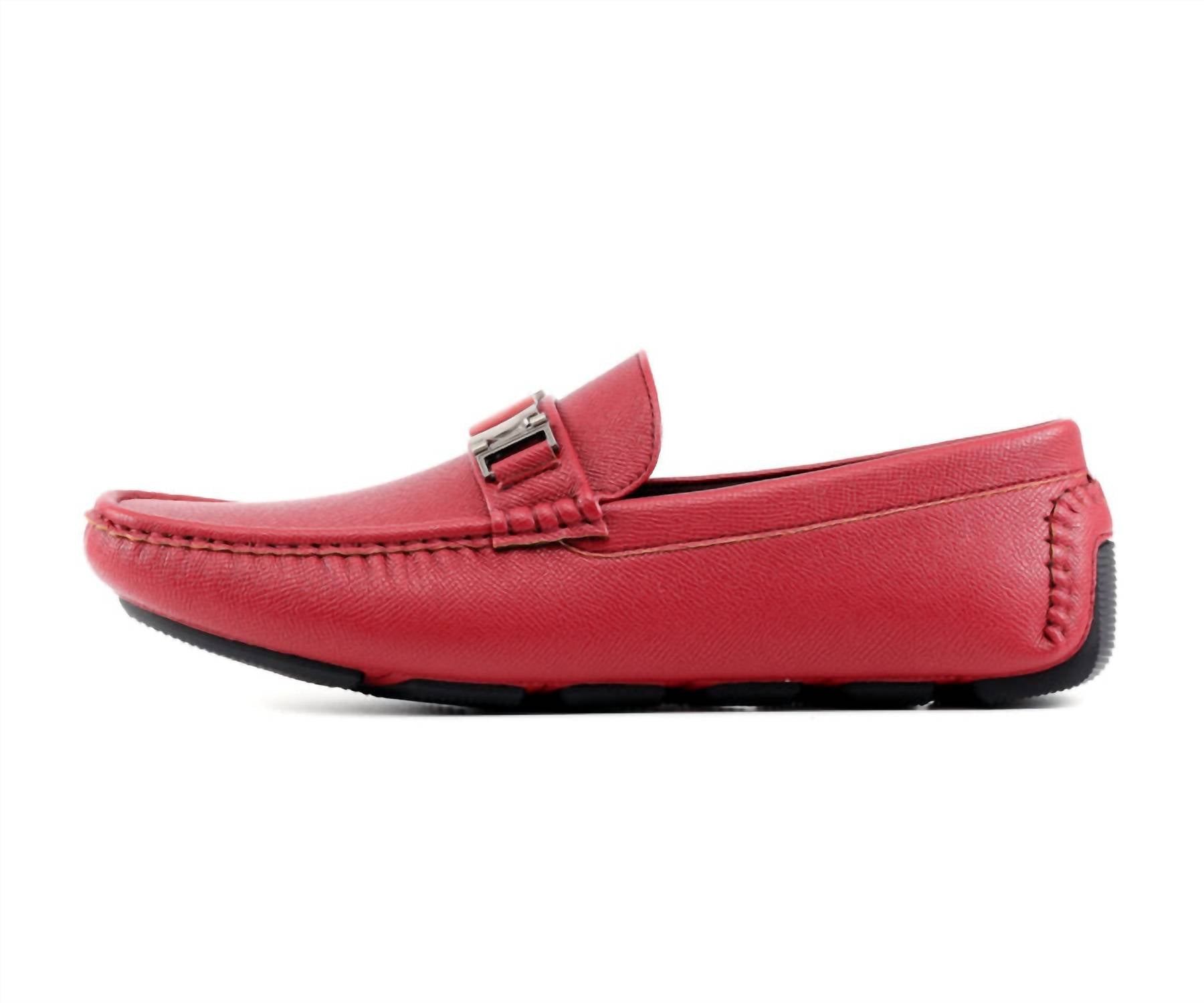 Amali Men's Adonis Loafer in burgundy - men's loafer