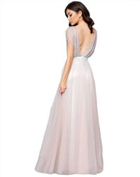 Beaded Illusion Gown