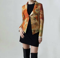 Tough Luv - Tie Dye Cotton Boho Blazer Jacket