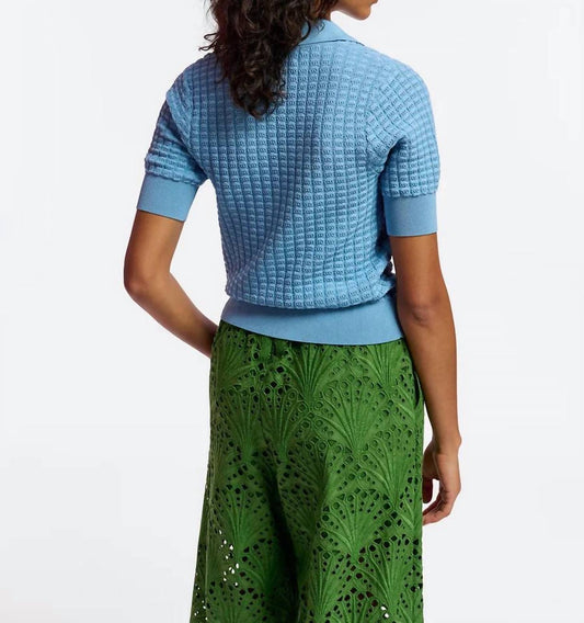 Essentiel Antwerp - Fabio Knitted V-Neck Polo Top