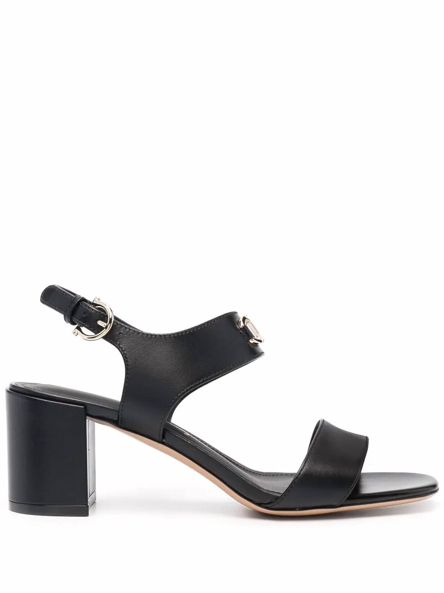 Salvatore Ferragamo - Women's Gancini-plaque Leather Sandals