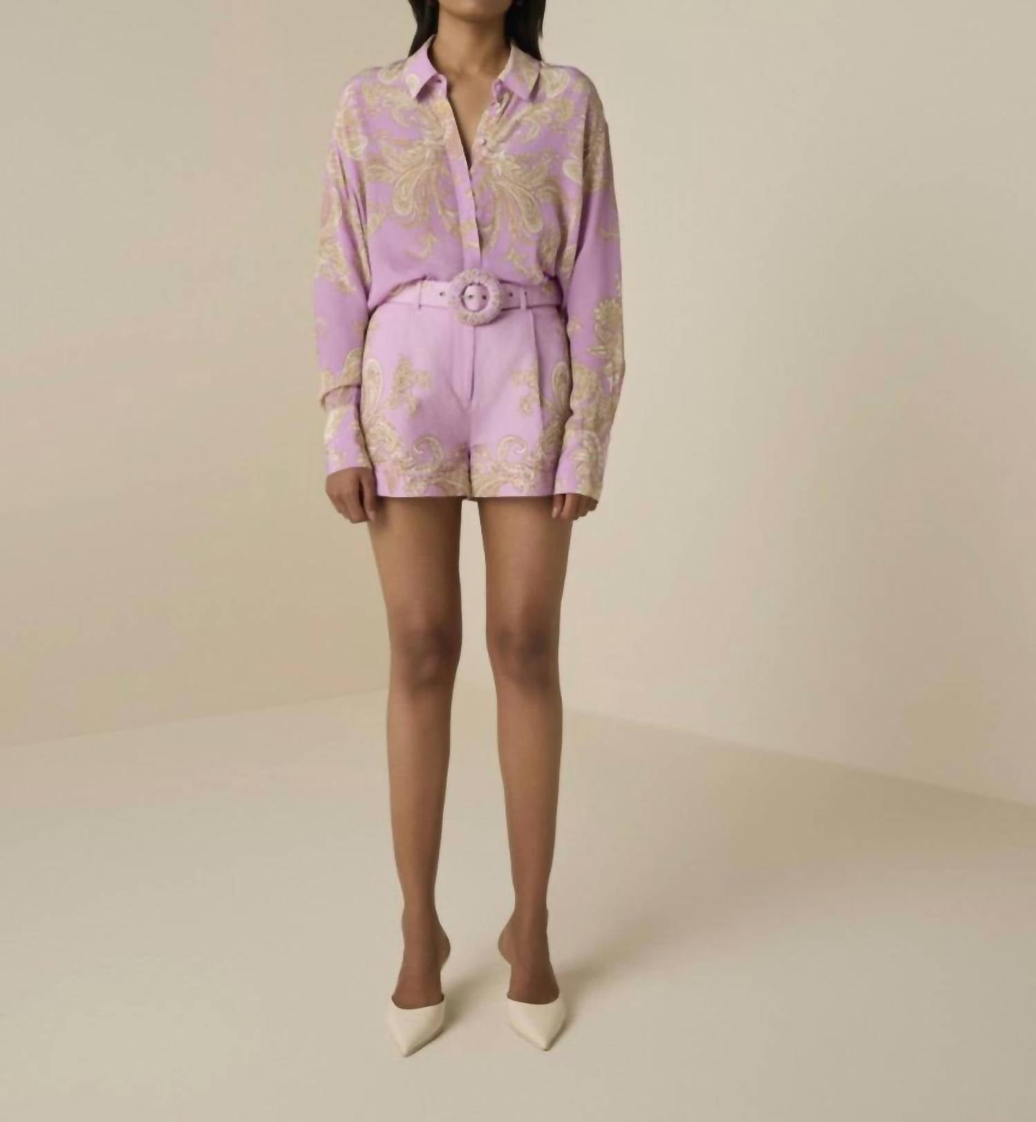 Hemant & Nandita - Jiah Crepe Oversized Shirt