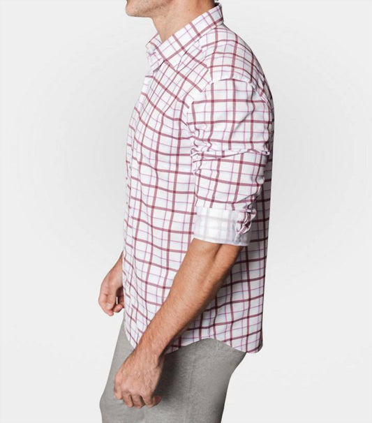 Buki - Carnaby Plaid Long Sleeve Tech Shirt