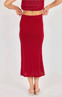 Sadie & Sage - Women's Venus Knit Midi Skirt