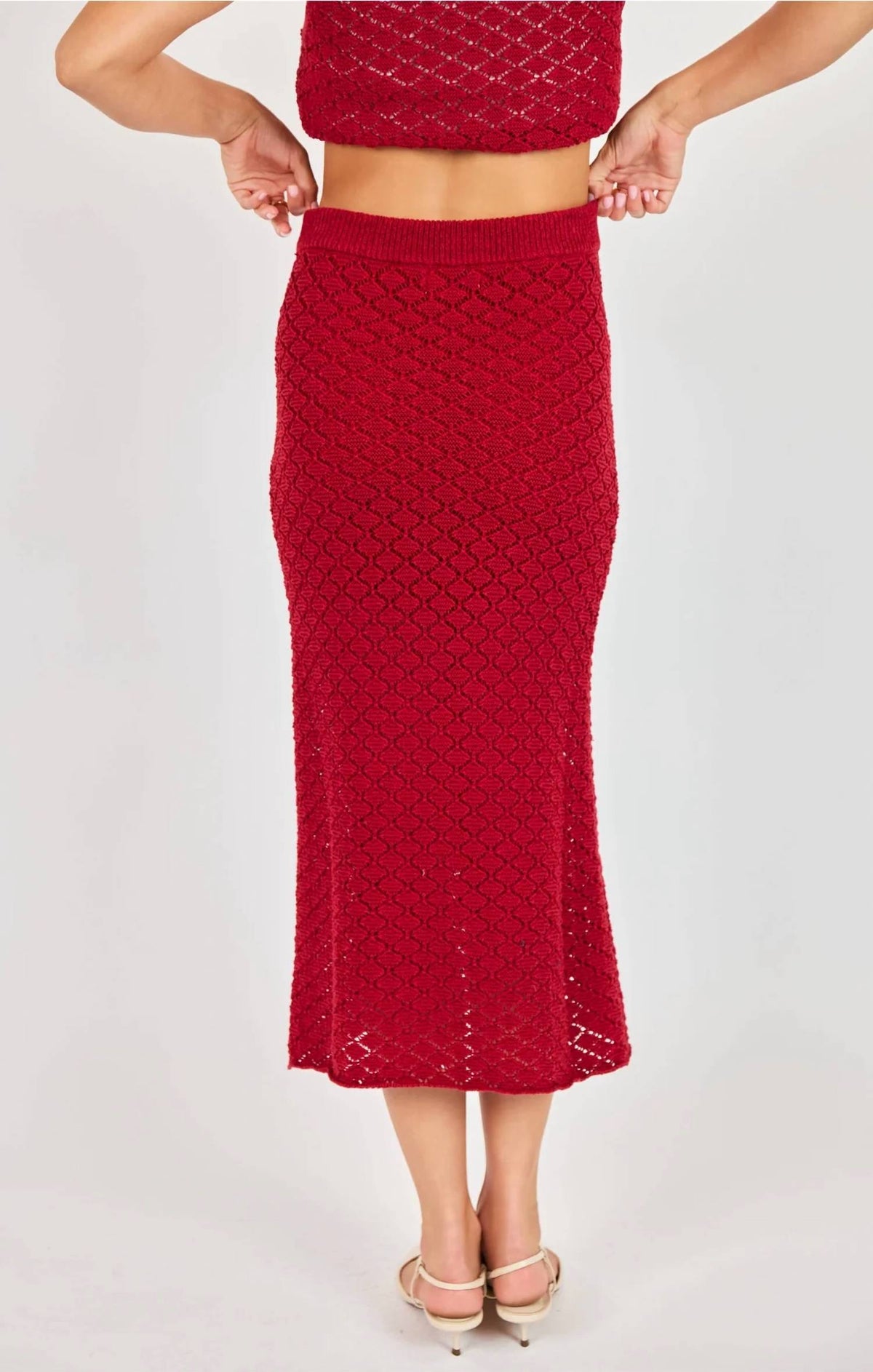 Sadie & Sage - Women's Venus Knit Midi Skirt