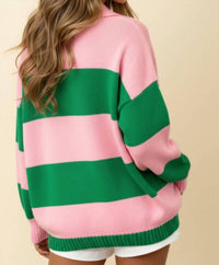 Haptics - Varsity Stripe Colorblock Sweater