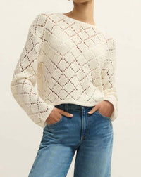 Z Supply - Hullen Diamond Crochet Sweater
