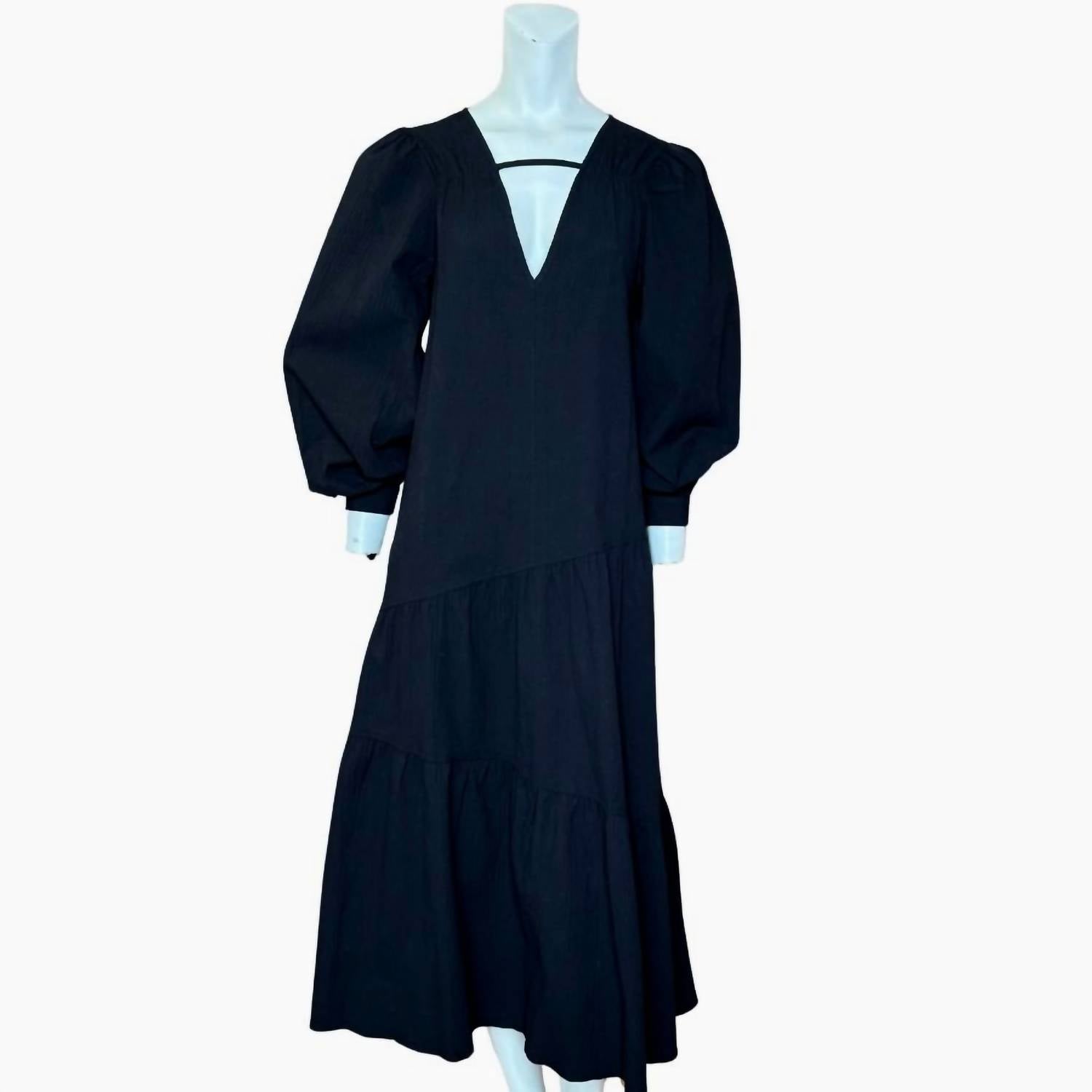 Topshop - Long Sleeve Flowy Dress
