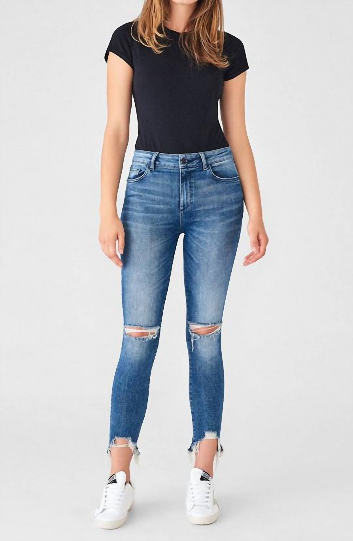 DL1961 - Women's Farrow Ankle High Rise Skinny Jean in laramie - women's jeans