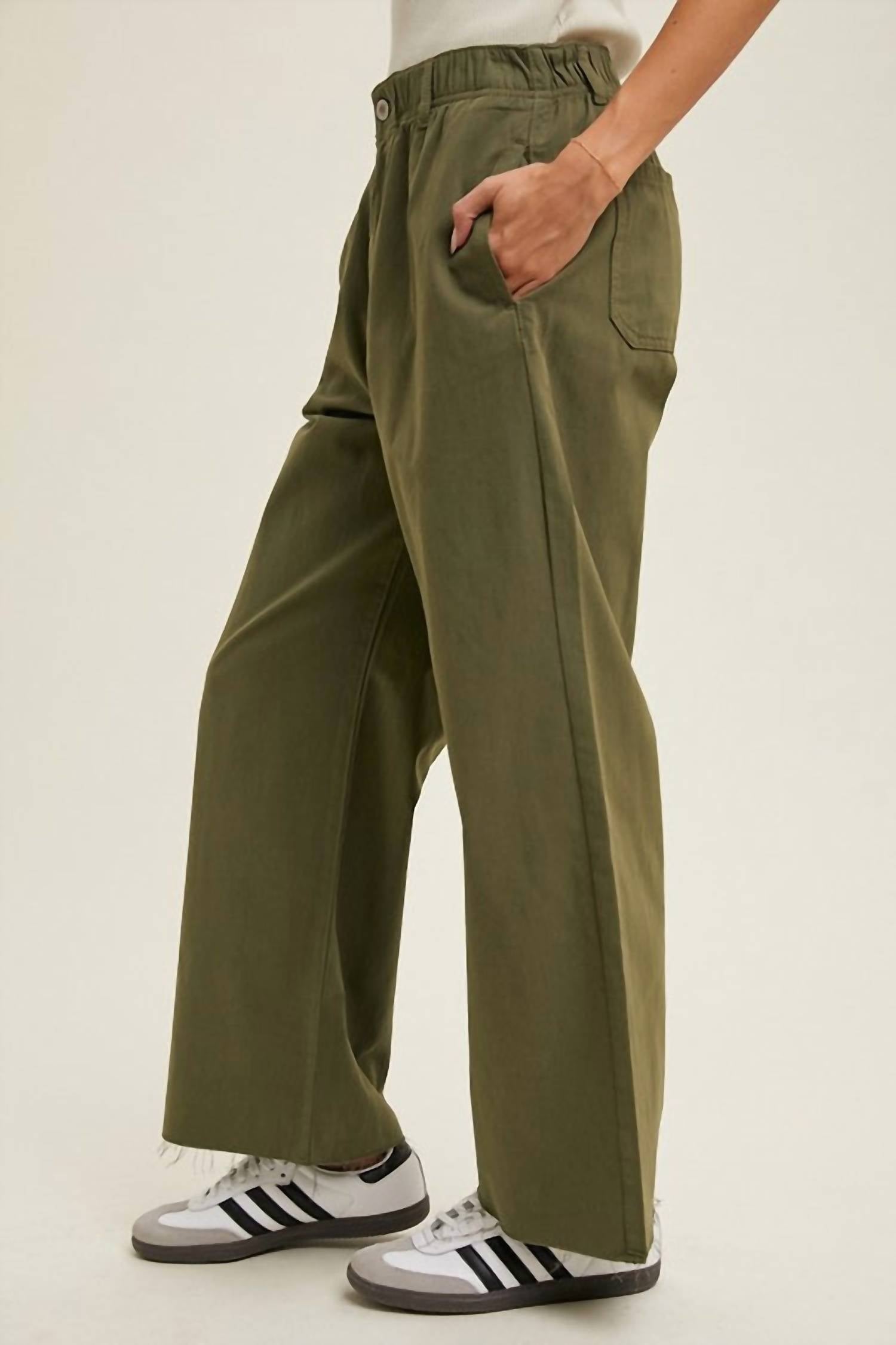 Wishlist - Raw Edge Washed Denim Pant