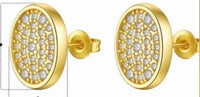 Katie Rae Collection - Women's Verona Pave Earring