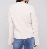 Charlie B - Cable Detail Crew Neck Sweater