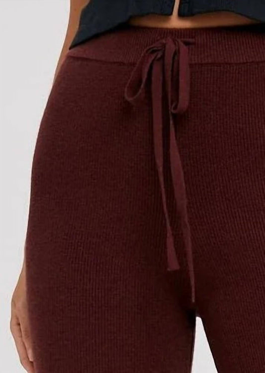 Bluivy - Ribbed Sweater Knit Pants