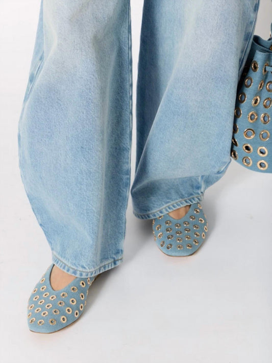 Berenice - Women's Stud Ballerina Flats