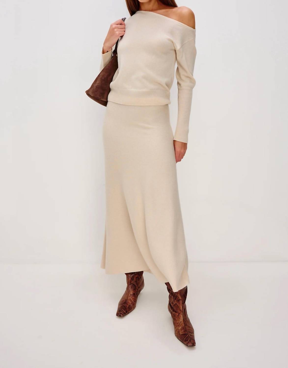 Rails Tianna Wool-blend Sweater in ivory - women's sweater - detail view