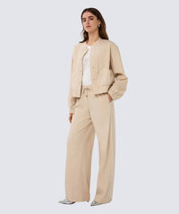 Esqualo - Tapes Pinstripe Trousers