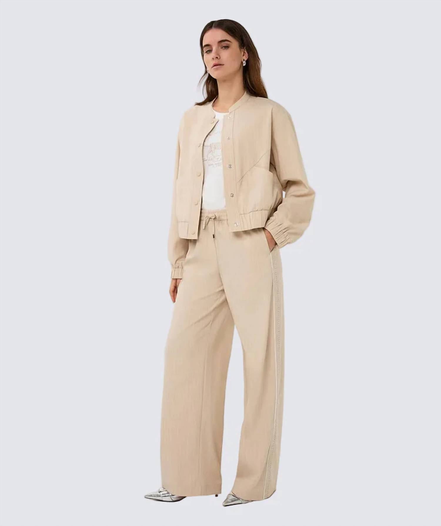 Esqualo - Tapes Pinstripe Trousers