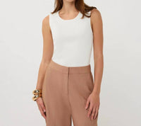 Esqualo - Sleeveless Rib Sweater