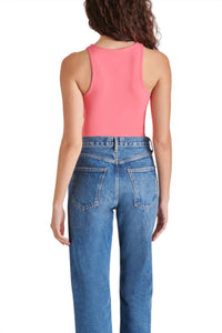 STEVE MADDEN Nico Sleeveless Bodysuit in fruit dove - women's shirt - alternate view