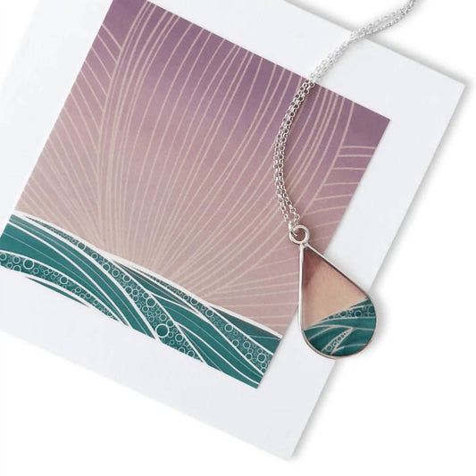Foterra Jewelry - Women's Abstract Ocean Necklace