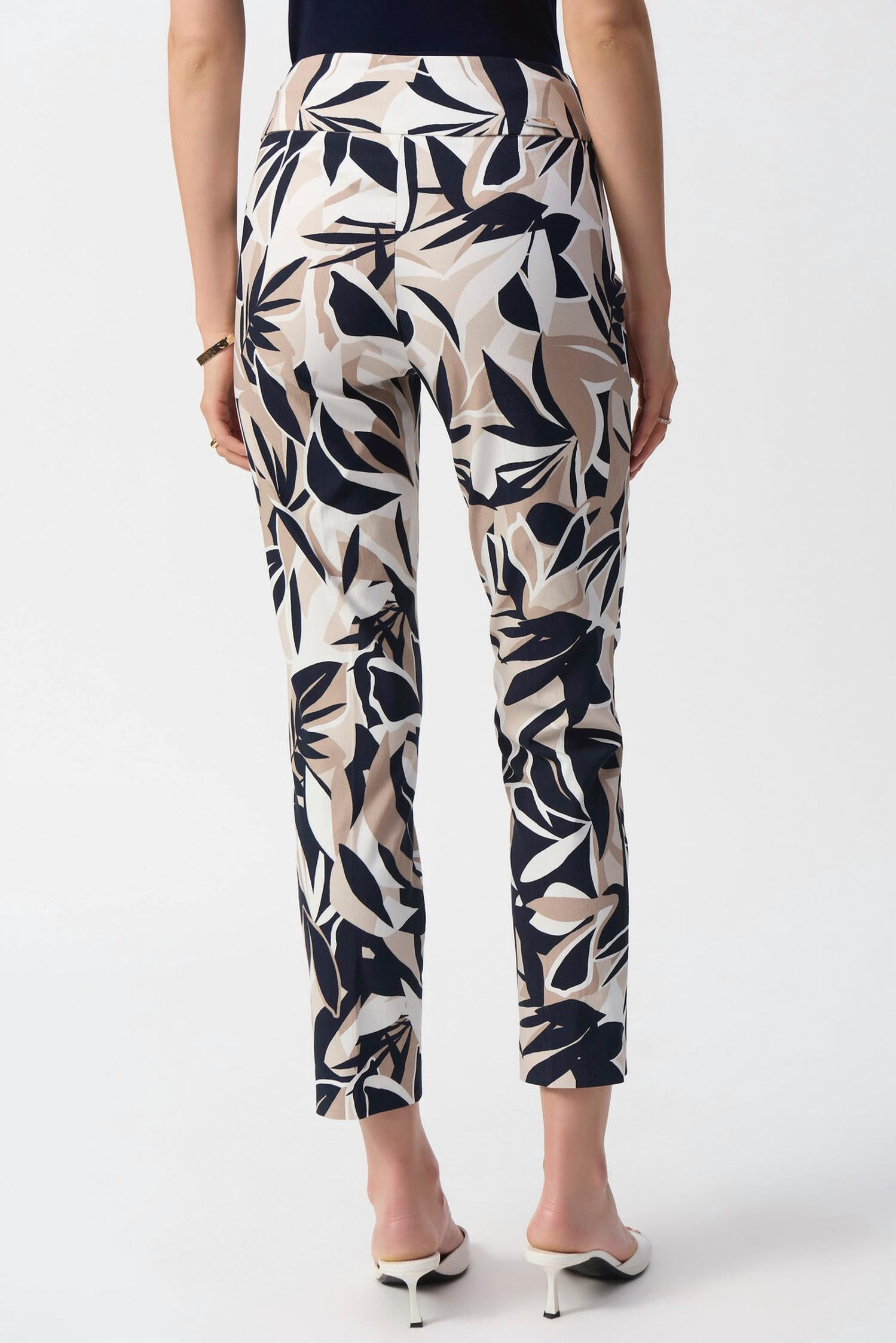 Joseph Ribkoff - Tropical Print Slim Fit Pants