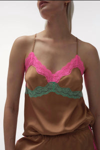 Love Stories - Pandora Camisole With Colorful Lace