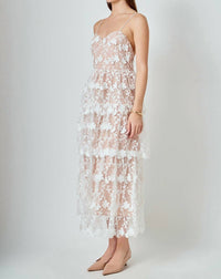 Endless Rose - Crochet Layered Midi Dress